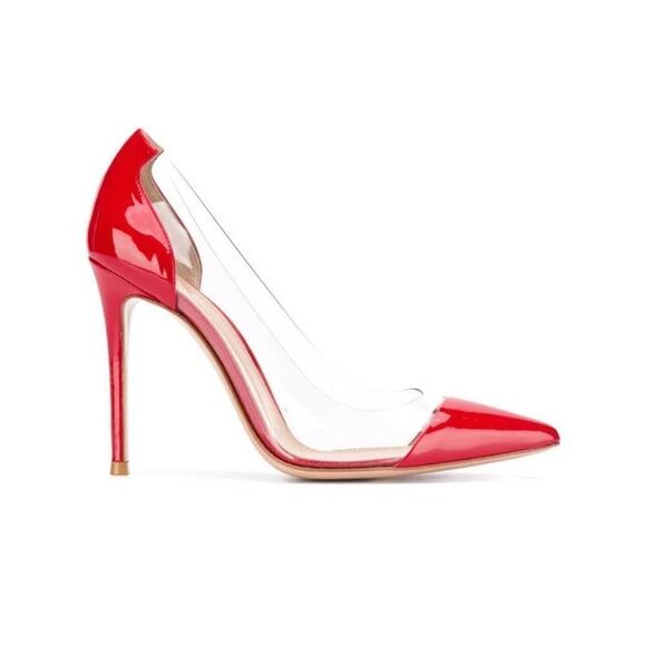 Red Patent Leather Stilletos - Picture 1 of 11